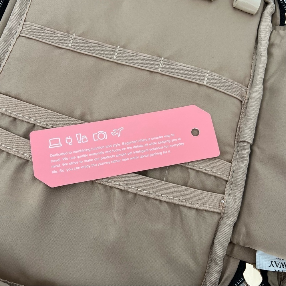 NWT Bagsmart Jewelry Organizer Travel Bag- Mauve/ Pink - Picture 7 of 7